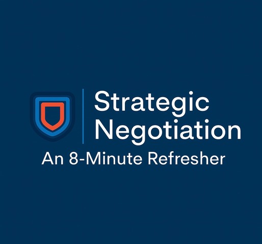 Strategic Negotiation Refresher Podcast